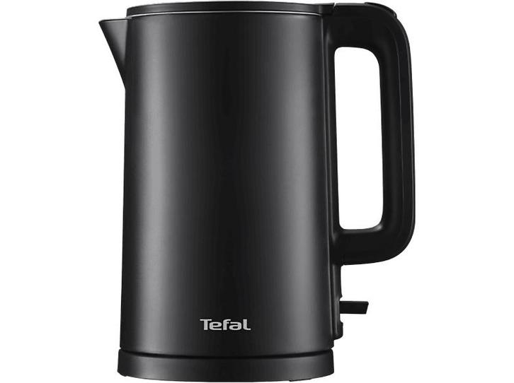 Tefal -   Thermo Protect Waterkoker Zwart, Witgoed en Apparatuur, Waterkokers, Nieuw, 1 tot 2 liter, Verzenden