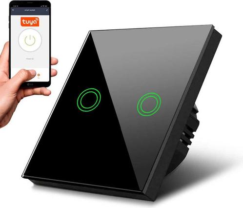 Maclean Aanraakschakelaar Slimme WiFi 2-voudige Touch Light, Computers en Software, Netwerk switches, Nieuw, Ophalen of Verzenden