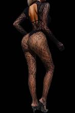Sexy Catsuit - Kant & Luipaard - Nu met Gratis Body, Kleding | Dames, Verzenden, Setje