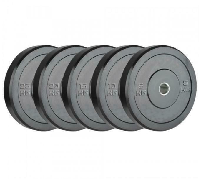 Bumper Plates 5 tot 25 kg Halterschrijven | Gewichten, Sport en Fitness, Fitnessmaterialen, Nieuw, Armen, Benen, Borst, Buik, Rug