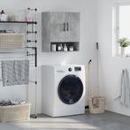 vidaXL Wandkast 60x31x70 cm bewerkt hout betongrijs, Huis en Inrichting, Kasten | Overige, Verzenden, Nieuw