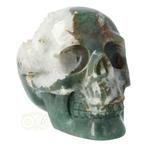 Mosagaat - Bergkristal geode schedel Nr 271 - 1134 gram, Sieraden, Tassen en Uiterlijk, Edelstenen, Nieuw, Verzenden