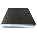Puzzelmat zwart/grijs 4 cm - 104x104 cm per tegel - Set 5, Tuin en Terras, Tegels en Klinkers, Verzenden, Nieuw
