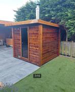 UNIEKE SAUNA - Maatwerk- Vierkant - Barrelsauna - Tonsauna, Nieuw, Fins of Traditioneel, Complete sauna