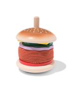HEMA Hamburger 9x12x9cm hout, Verzenden, Nieuw