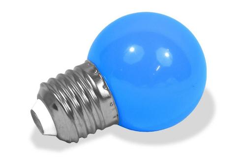Led lamp Blauw | 1 watt, Huis en Inrichting, Lampen | Losse lampen, Led-lamp, Nieuw, Minder dan 30 watt, E27 (groot), Ophalen of Verzenden