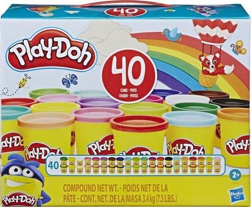 Hasbro Play Doh Klei 40 Potjes, Hobby en Vrije tijd, Knutselen, Zo goed als nieuw, Ophalen of Verzenden