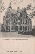 WAGENINGEN - Rijks Hoogere Burgerschool, Verzamelen, Ansichtkaarten | Nederland, Gelopen