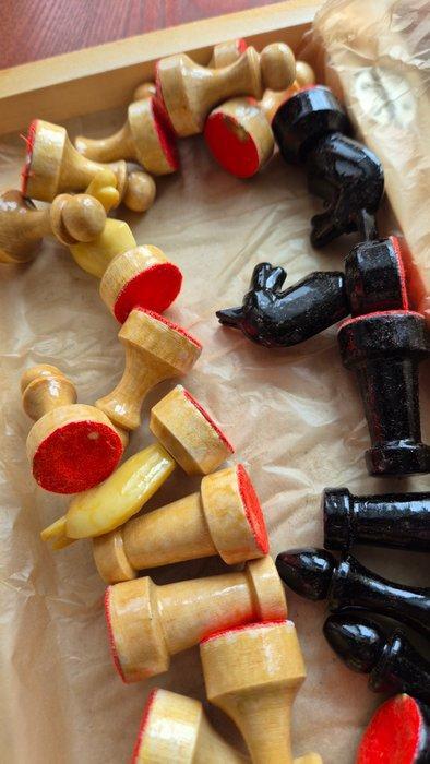 Schaakspel - Hout, Antiek en Kunst, Curiosa en Brocante