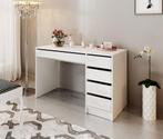Kaptafel Arco Wit hoogglans 120 cm makeup tafel, Huis en Inrichting, Verzenden, Nieuw, 50 tot 100 cm, Modern