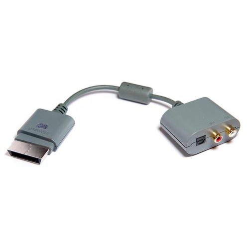 Microsoft Xbox 360 Audio Adapter, Spelcomputers en Games, Spelcomputers | Xbox | Accessoires, Zo goed als nieuw, Verzenden