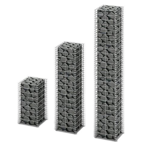 vidaXL 3-delige Schanskorfset gegalvaniseerd draad, Tuin en Terras, Schuttingen, Nieuw, IJzer, Minder dan 1 meter, Verzenden
