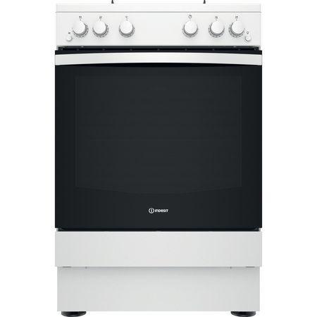 Indesit IS67G1PMW Gasfornuis 60 cm Vrijstaand, Witgoed en Apparatuur, Fornuizen, Nieuw, 45 tot 60 cm, Ophalen of Verzenden