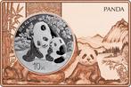 China. 10 Yuan 2024 1 Oz Panda silver + copper bar