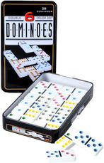 Domino Dubbel 6 in blik | Engelhart - Gezelschapsspellen, Verzenden, Nieuw