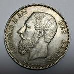 België. Leopold II (1865-1909). 5 Francs 1874  (Zonder