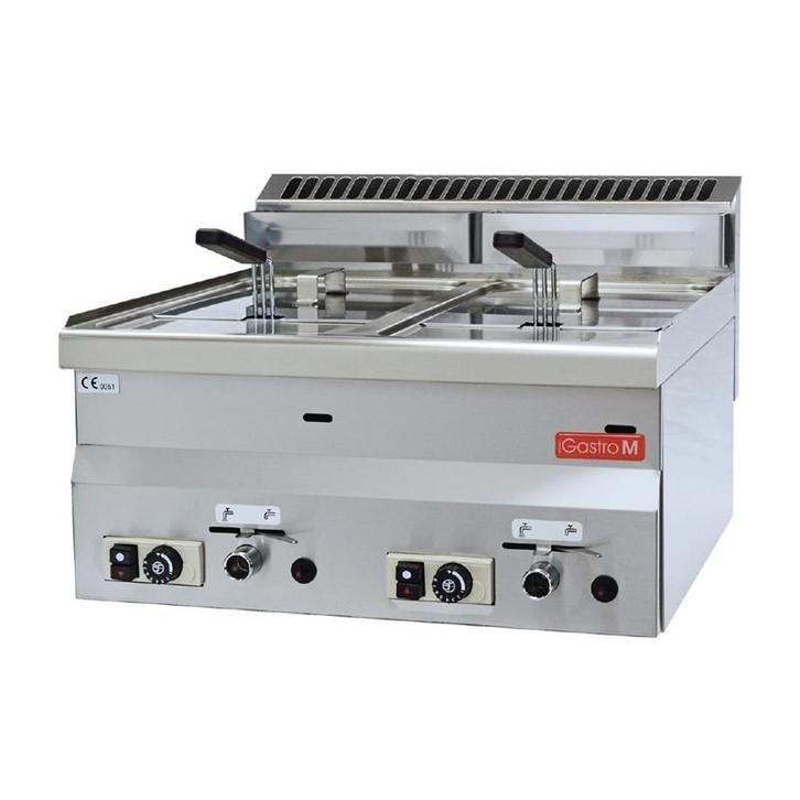 Gastro M 600 gas friteuse 2x 8L 60/60 FRG, Zakelijke goederen, Horeca | Keukenapparatuur, Verzenden