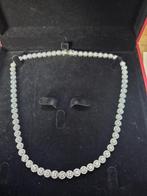 Witgouden Collier met diamanten en briljanten 12.50 karaa, Nieuw