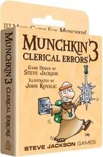 Munchkin Expansion 3 Clerical Errors | Steve Jackson Games -, Hobby en Vrije tijd, Gezelschapsspellen | Kaartspellen, Nieuw, Verzenden