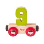 BigJigs Rail Name Number 9 / Cijfer van €2,99 voor €1,79, Kinderen en Baby's, Speelgoed | Speelgoedvoertuigen, Nieuw