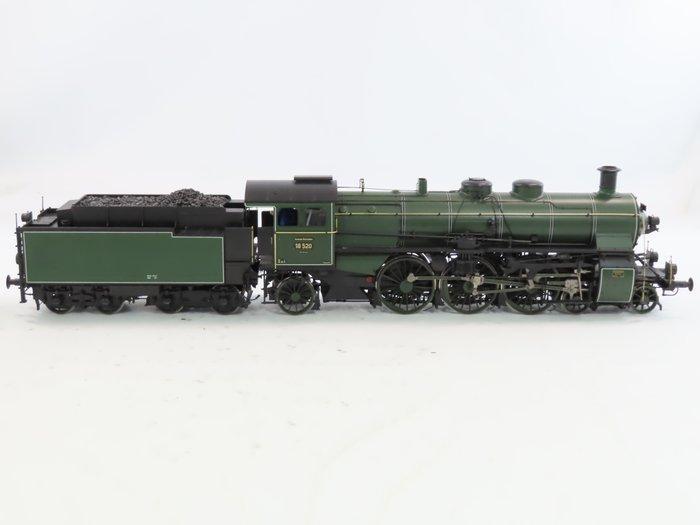 KM1 1 - 111801 - Stoomlocomotief met tender (1) - BR 18, Hobby en Vrije tijd, Modeltreinen | Overige schalen