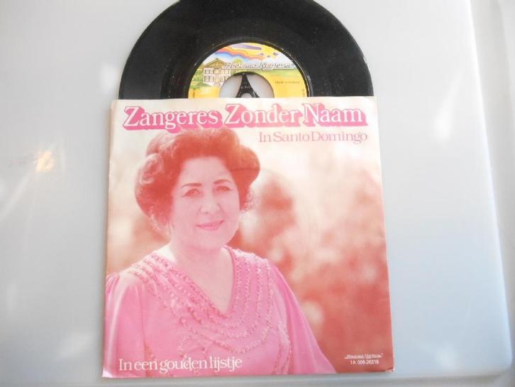 vinyl single 7 inch - Zangeres Zonder Naam - In Santo Dom..., Cd's en Dvd's, Vinyl Singles, Zo goed als nieuw, Verzenden