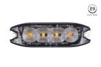 LED Flitser 12/24V 4x3W - 19 Flits patronen - Oranje, Nieuw, Verzenden