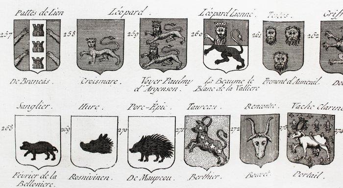 Panckoucke - Blason - 1789, Antiek en Kunst, Antiek | Boeken en Bijbels