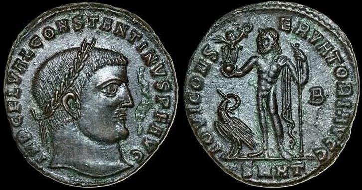 Constantine I ad 307/310-337 Æ Follis 3 69 g Heraclea Jup.., Postzegels en Munten, Munten | Europa | Niet-Euromunten, Verzenden