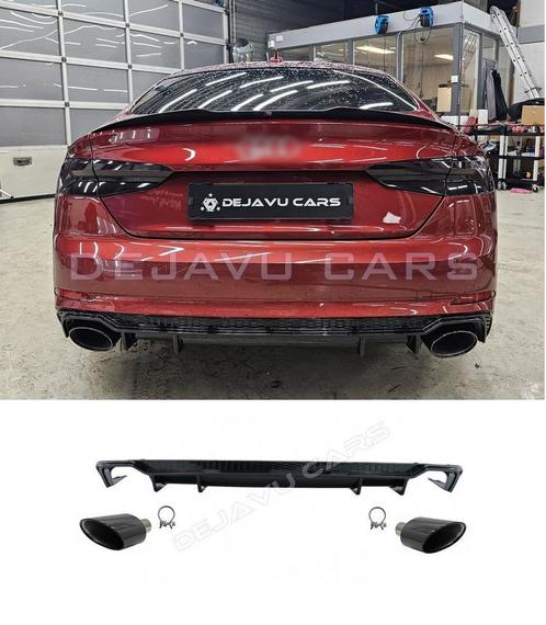 RS5 Look Bumper Diffuser voor Audi A5 B9 F5 S line, Auto-onderdelen, Carrosserie en Plaatwerk, Nieuw, Audi, Achter, Bumper, Ophalen of Verzenden