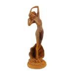 A RUSTY CAST IRON FIGURINE OF THE BIRTH OF VENUS (Interieur), Antiek en Kunst, Verzenden