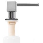 REA Inbouw zeepdispenser - rechthoekig design - chroom -..., Ophalen of Verzenden, Nieuw