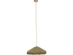 QAZQA franje - Art Deco Hanglamp met kap - 1 licht - Ø 500, Huis en Inrichting, Verzenden, Nieuw