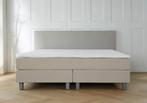 ACTIE! Boxspring Malaga 140 200 Beige, Huis en Inrichting, Verzenden, Beige, Nieuw, 140 cm