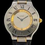 Cartier 21 Must de Cartier 1330 uit 1990, Sieraden, Tassen en Uiterlijk, Horloges | Dames, Gebruikt, Polshorloge, Verzenden
