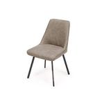 Eetkamerstoel Medemblik - eetkamerstoelen - Taupe, Huis en Inrichting, Stoelen, Nieuw, Stof