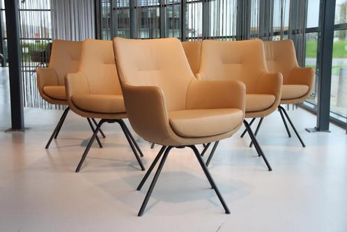 6x eetkamerstoel Gealux Miami / Seattle / draai / leer, Huis en Inrichting, Stoelen, Vijf, Zes of meer stoelen, Nieuw, Leer, Ophalen of Verzenden