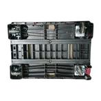 Rolplateau, zwart, 80 x 60 x 20 cm, 2 vaste wielen, 2, Ophalen of Verzenden, Overige typen, Emtrade NL