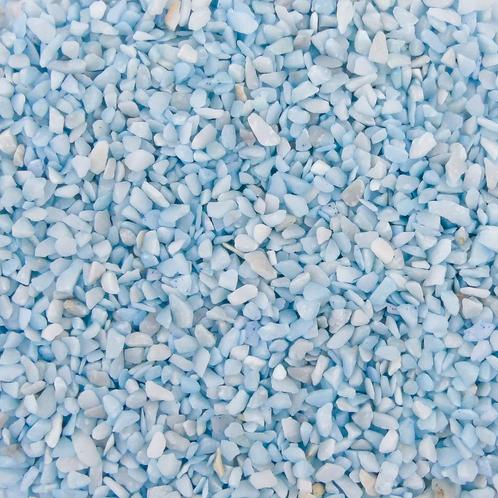 Gekleurde Steentjes 4-6mm - Granulaat - LICHT BLAUW - Bod..., Huis en Inrichting, Kamerplanten, Ophalen of Verzenden