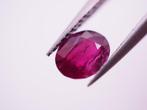 1 pcs Robijn - 1.04 ct - Lotus Gemology, Sieraden, Tassen en Uiterlijk, Edelstenen, Nieuw