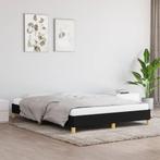 Stoffen Bedframe 140x200 Zwart - - Retourdeal - Goedkoop!, Zwart, 200 cm, Stof, Nieuw