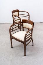 Thonet - Otto Wagner - Fauteuil (2) - No. 6514 - Beuken,, Antiek en Kunst, Antiek | Meubels | Stoelen en Banken