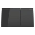 Drukplaat Geberit Sigma 70 Frontbediening 2-toets Glas Zwart, Doe-het-zelf en Verbouw, Sanitair, Ophalen of Verzenden, Nieuw, Overige typen