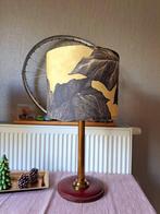 Tafellamp (2) - Messing, Hout - Set van Franse tafellampen