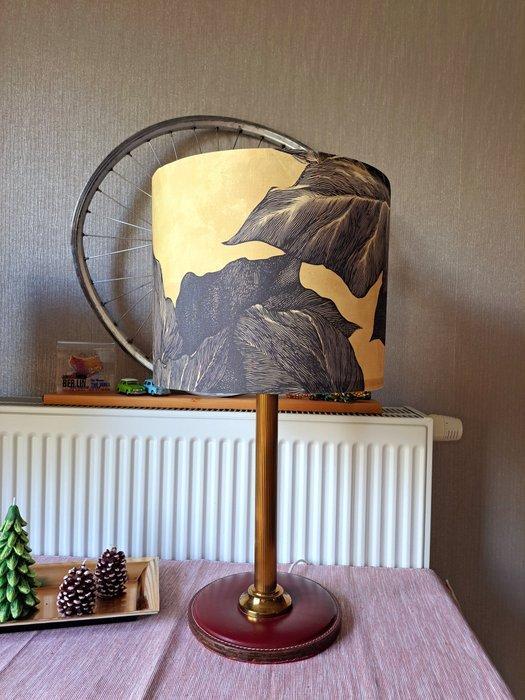 Tafellamp (2) - Messing, Hout - Set van Franse tafellampen, Antiek en Kunst, Curiosa en Brocante