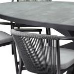 Ohio Apollo dining tuinset 241x116xH74 cm 7 delig antraciet, Tuin en Terras, Tuinsets en Loungesets, Ophalen of Verzenden, Nieuw