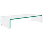 TV Verhoger Glas vidaXL 60cm - Retourdeal - Perfecte Kijk..., Huis en Inrichting, Minder dan 100 cm, Strak, modern, 25 tot 50 cm