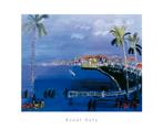 Kunstdruk Raoul Dufy - Baie de Anges, Nice 50x40cm, Verzenden, Nieuw