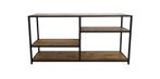 Sidetable Junction met onderplank - oud teak/ijzer