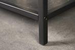 Moderne boekenkast SLIM LINE 185 cm grafiet metalen staande, Huis en Inrichting, Ophalen of Verzenden, Nieuw